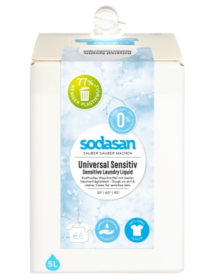 sodasan Universal Waschmittel Sensitiv Bag in Box