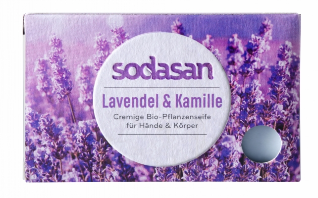 sodasan Stückseife Lavendel & Kamille