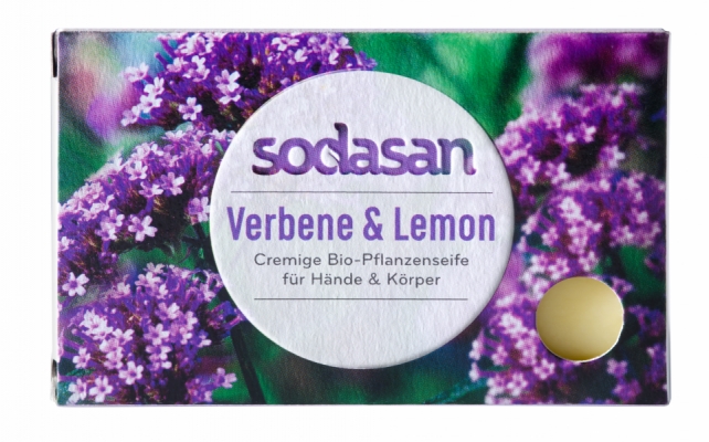 sodasan Stückseife Verbene & Lemon