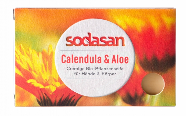 sodasan Stückseife Calendula & Aloe