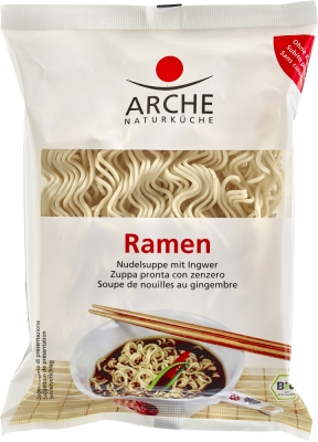 Japanische Nudelsuppe m Ingwer