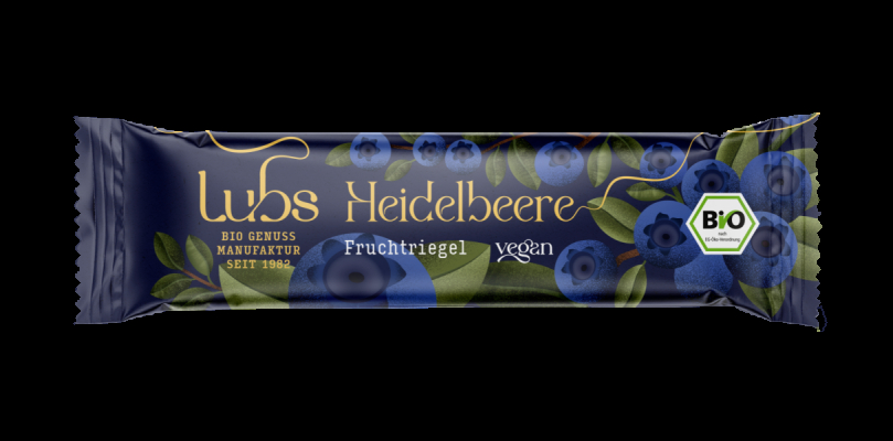 Lubs Heidelbeer Fruchtriegel, Bio