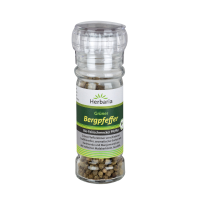 HERBARIA Grüner Bergpfeffer bio Mühle
