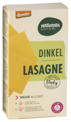 NATURATA Lasagne, Dinkel hell