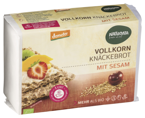 NATURATA Vollkorn-Knäckebrot mit Sesam