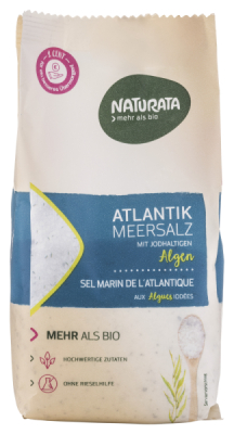 NATURATA Atlantik Meersalz, mit jodhaltigen Bio Algen