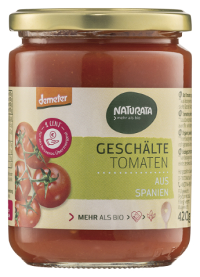 NATURATA Geschälte Tomaten in Tomatensaft