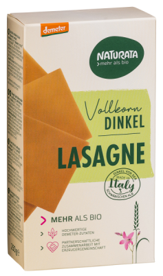 NATURATA Lasagne, Dinkelvollkorn
