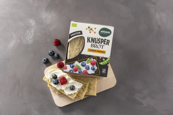 NATURATA Knusperbrot Linsen Erbsen, kbA