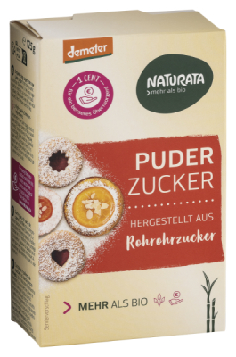 NATURATA Puderzucker aus Rohrohrzucker