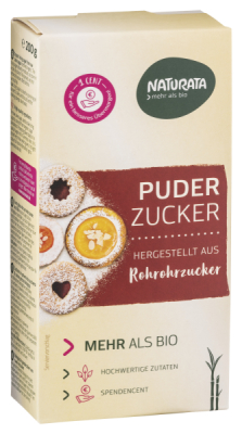 NATURATA Puderzucker aus Rohrohrzucker