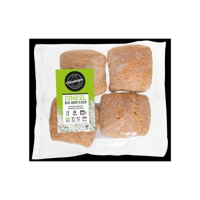 herzberger Dinkelbrötchen Naturland, 4 St Packung (340 gr)