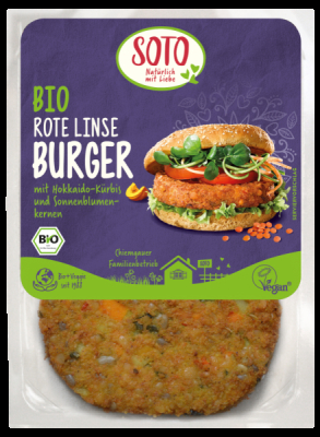 SOTO Bio Rote Linse Burger