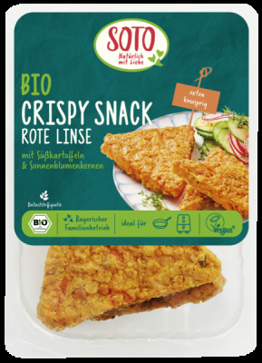 SOTO Bio Crispy Snack Rote Linse