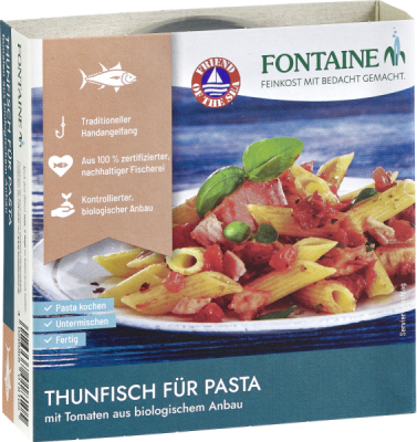 Fontaine Thunfisch für Pasta Tomate