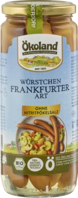 ÖKOLAND Frankfurter im Glas