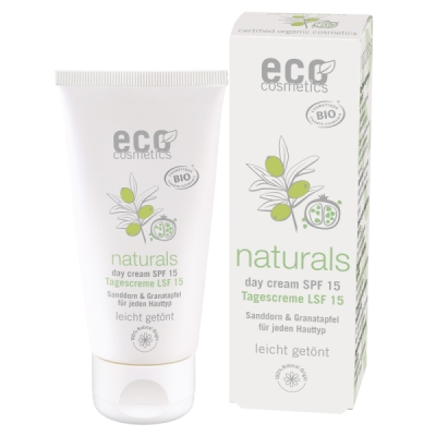 eco cosmetics Gesichtscreme LSF 15 mit Granatapfel und Sanddorn