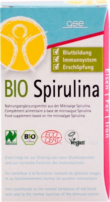 GSE Spirulina Tabletten, 240 Stück Glas