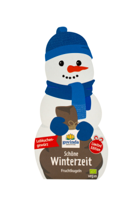 Govinda Bodo Schneemann Fruchtkugeln mit Lebkuchengewürz