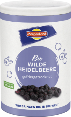 MorgenLand Bio Wilde Heidelbeeren gefriergetrocknet
