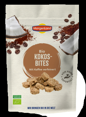 MorgenLand Bio Kokos Bites Kaffee