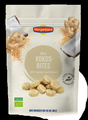 MorgenLand Bio Kokos Bites Ingwer