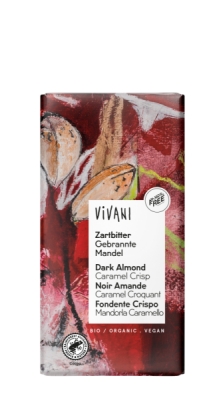 Vivani Zartbitter Gebrannte Mandel