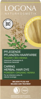 Logona Pflanzen-Haarfarbe Pulver Goldblond