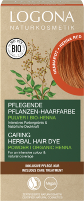 Logona Pflanzen-Haarfarbe Pulver Hennarot