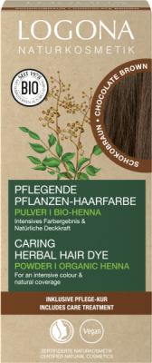 Logona Pflanzen-Haarfarbe Pulver Schokobraun