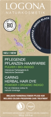 Logona Pflanzen-Haarfarbe Pulver Indigoschwarz
