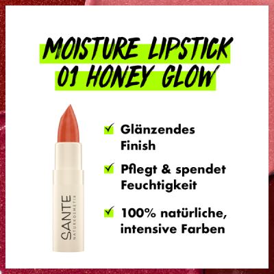 Sante Moisture Lipstick 01 Honey Glow