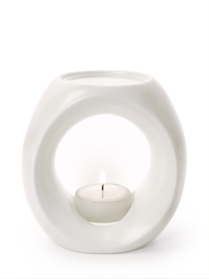PRIMAVERA Aroma Duftlampe  Cremeweiß matt