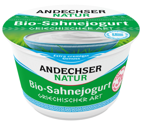 Andechser Natur AN Bio-Sahnejogurt griechischer Art