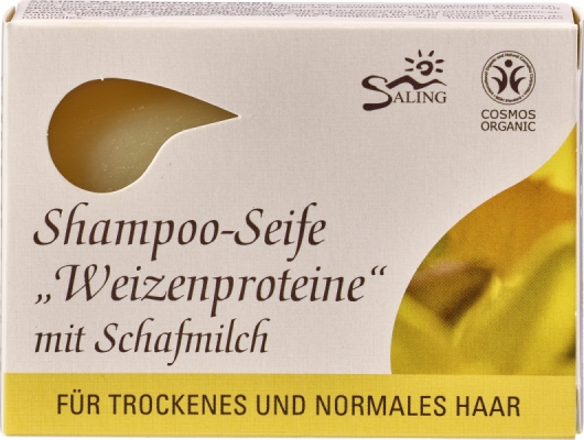 Shampoo-Seife Weizenproteine mit Schafmilch