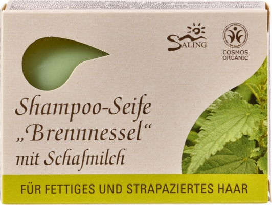 Shampoo-Seife Brennessel mit Schafmilch