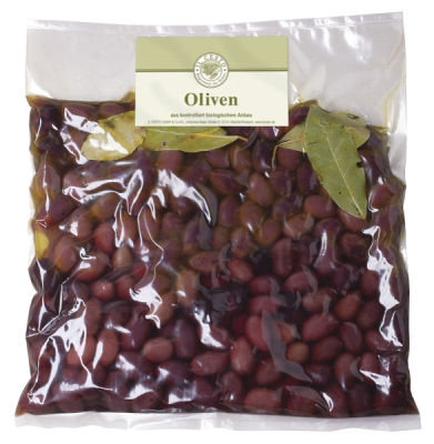 Il Cesto Griech. Kalamata-Oliven natur entsteint