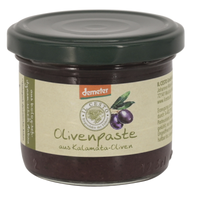 Il Cesto demeter Olivenpaste schwarz