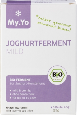 My.Yo Joghurtferment mild, 15 gr Packung