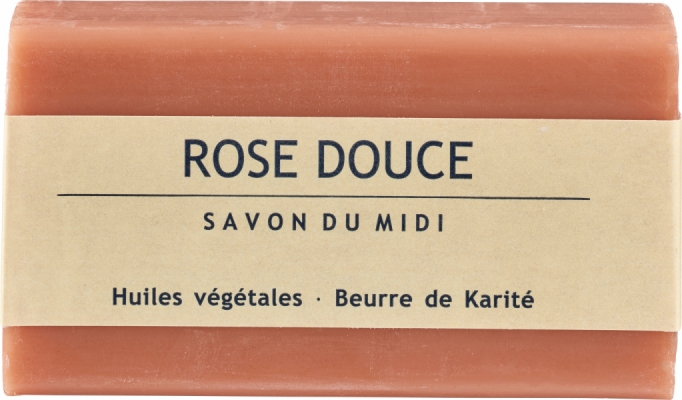 Savon du Midi Karité Seife Rose Douce, 100 gr Stück