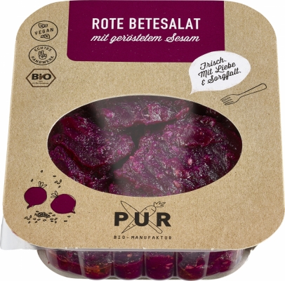 Rote Bete Salate mit geröstetem Sesam