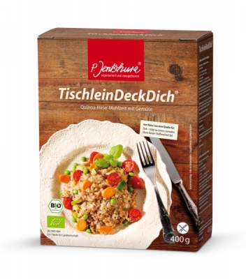 P. Jentschura TischleinDeckDich - Quinoa-Hirse-Mahlzeit mit Gemüse