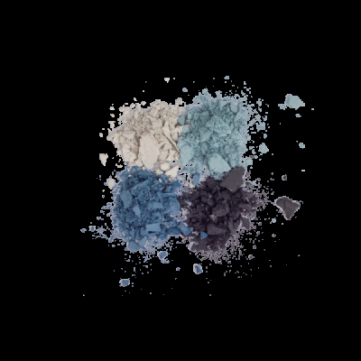 benecos Quattro Eyeshadow true blue