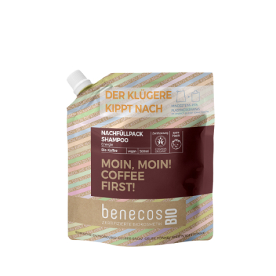benecos BIO Nachfüllbeutel 500 ml Shampoo Energie B
