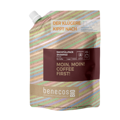 benecos BIO Nachfüllbeutel 1000 ml Shampoo Energie