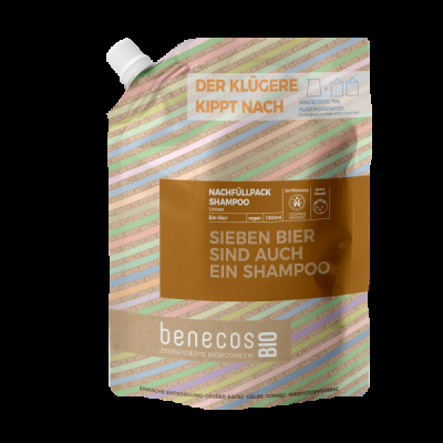 benecos BIO Nachfüllbeutel 1000 ml Shampoo Unisex B