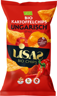 Lisas Bio Chips Lisas Bio Kartoffelchips Ungarisch 125g