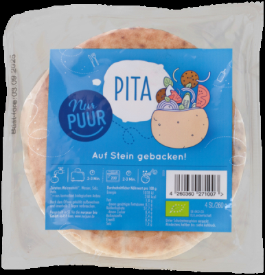 Nur Puur Pita, 4 Stück