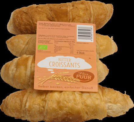 Nur Puur Butter Croissant, 4 Stück