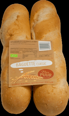 Nur Puur Baguette Classic, 2 Stück